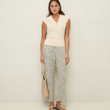 Pantalón YERSE Ipanema Navy Dots