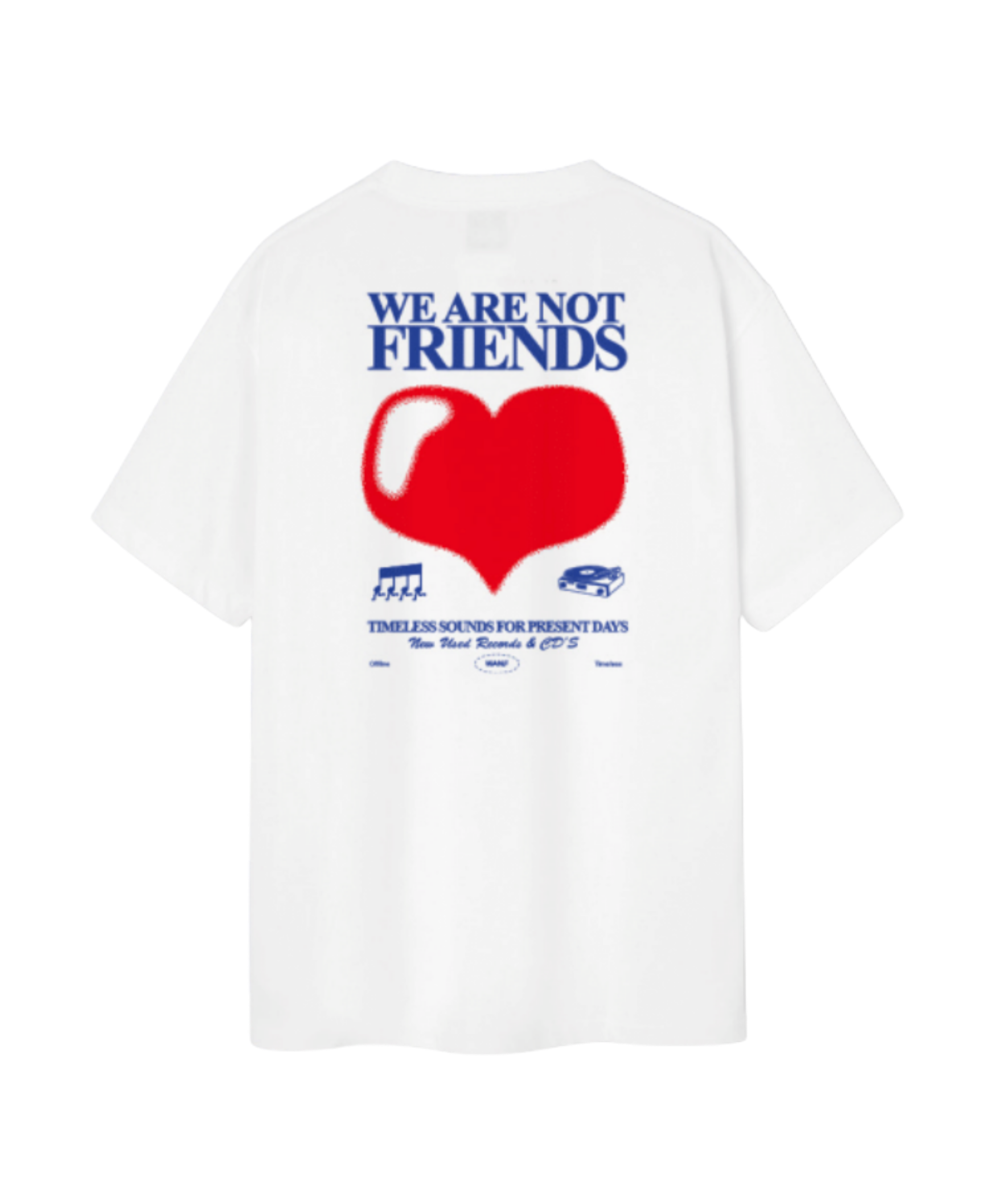 Camiseta WE ARE NOT FRIENDS Analog Love