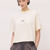Camiseta BLUE BANANA Stripes Light Yellow