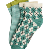 Pack de 2 Calcetines KING LOUIE Argyle Matcha Green