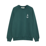 Sudadera LA PAZ Cunha Dark Green / Off White