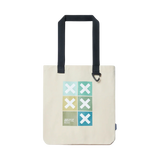 Bolsa Tote BLUE BANANA SQUARE Crema