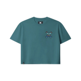 Camiseta BLUE BANANA de Mujer Classic Amazon Green