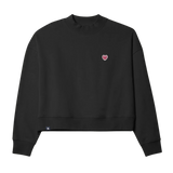 Sudadera BLUE BANANA Mujer Heart Negra