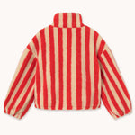 Chaqueta sherpa Wide Stripes The Tiny Big Sister - lateral