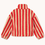 Chaqueta sherpa Wide Stripes The Tiny Big Sister - lateral