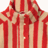 Chaqueta sherpa Wide Stripes The Tiny Big Sister - parte trasera