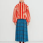 Chaqueta sherpa Wide Stripes The Tiny Big Sister - detalle