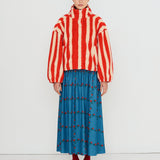 Chaqueta sherpa Wide Stripes The Tiny Big Sister - detalle
