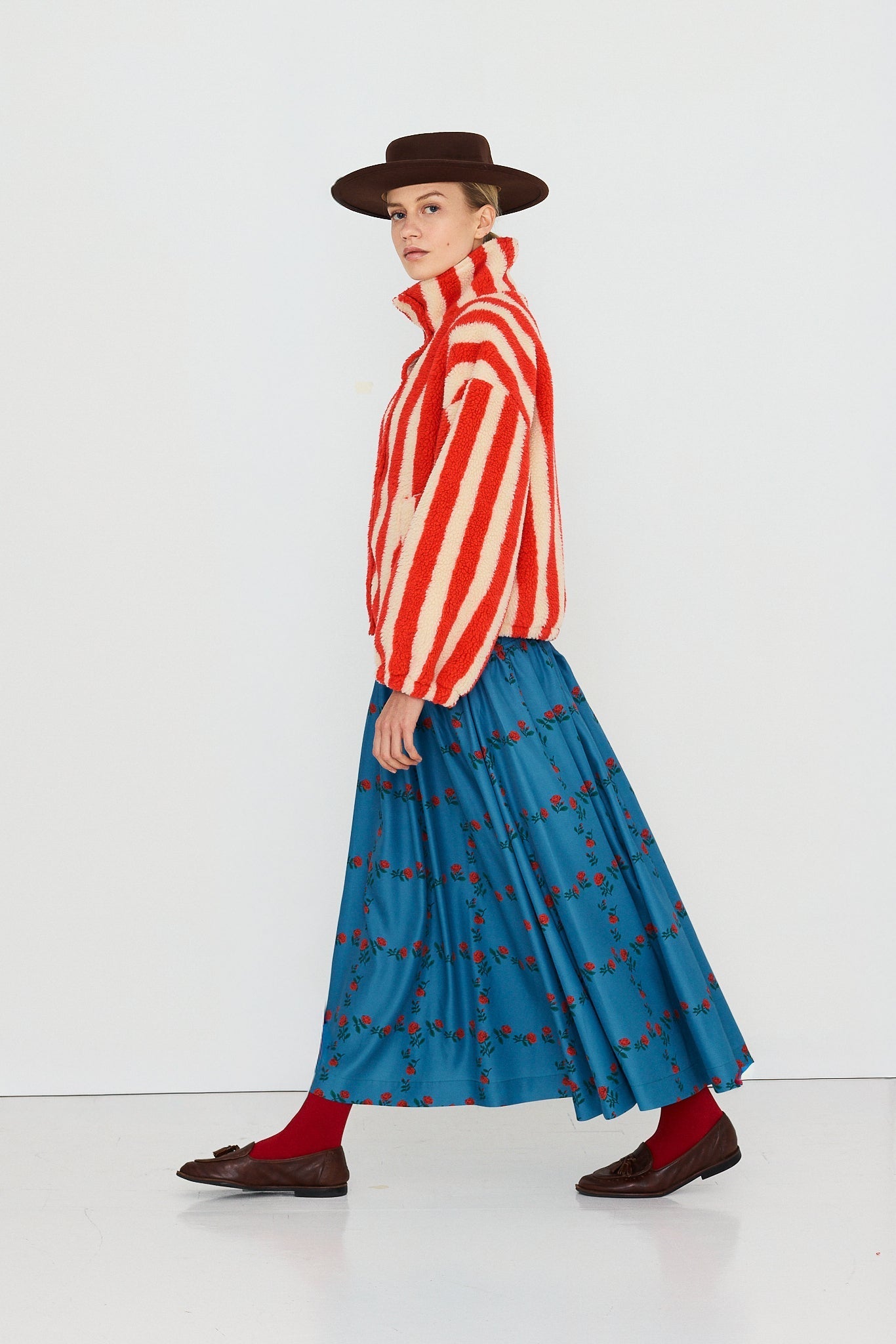 Chaqueta sherpa Wide Stripes The Tiny Big Sister - look