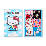 Pack de 6 calcetines HAPPY SOCKS Hello Kitty - caja abierta con los seis diseños
