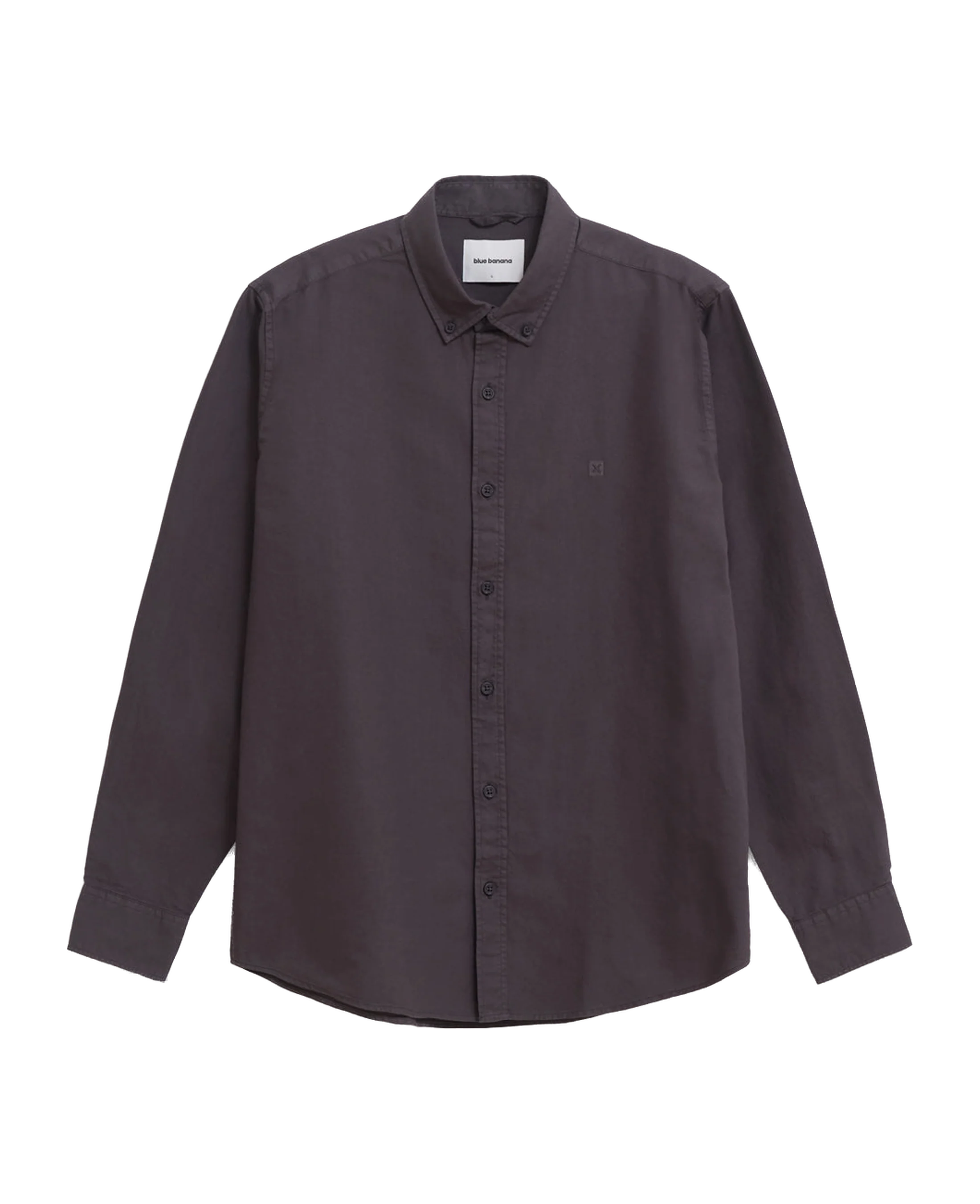 Camisa BLUE BANANA Loom Antracita - vista frontal
