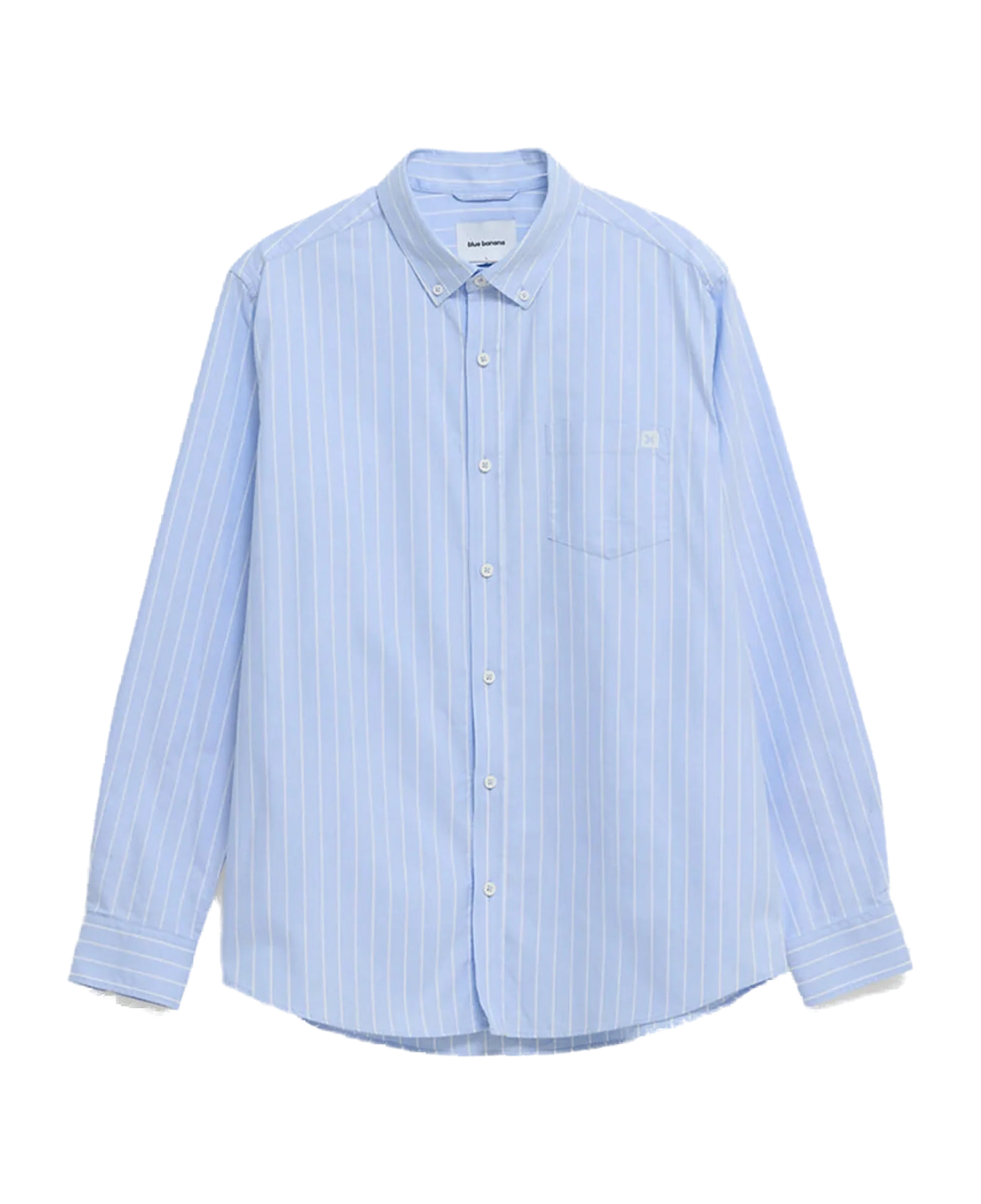 Camisa BLUE BANANA Stripes Light Blue - vista frontal