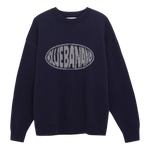 Jersey de punto BLUE BANANA Oval Azul Marino - vista frontal