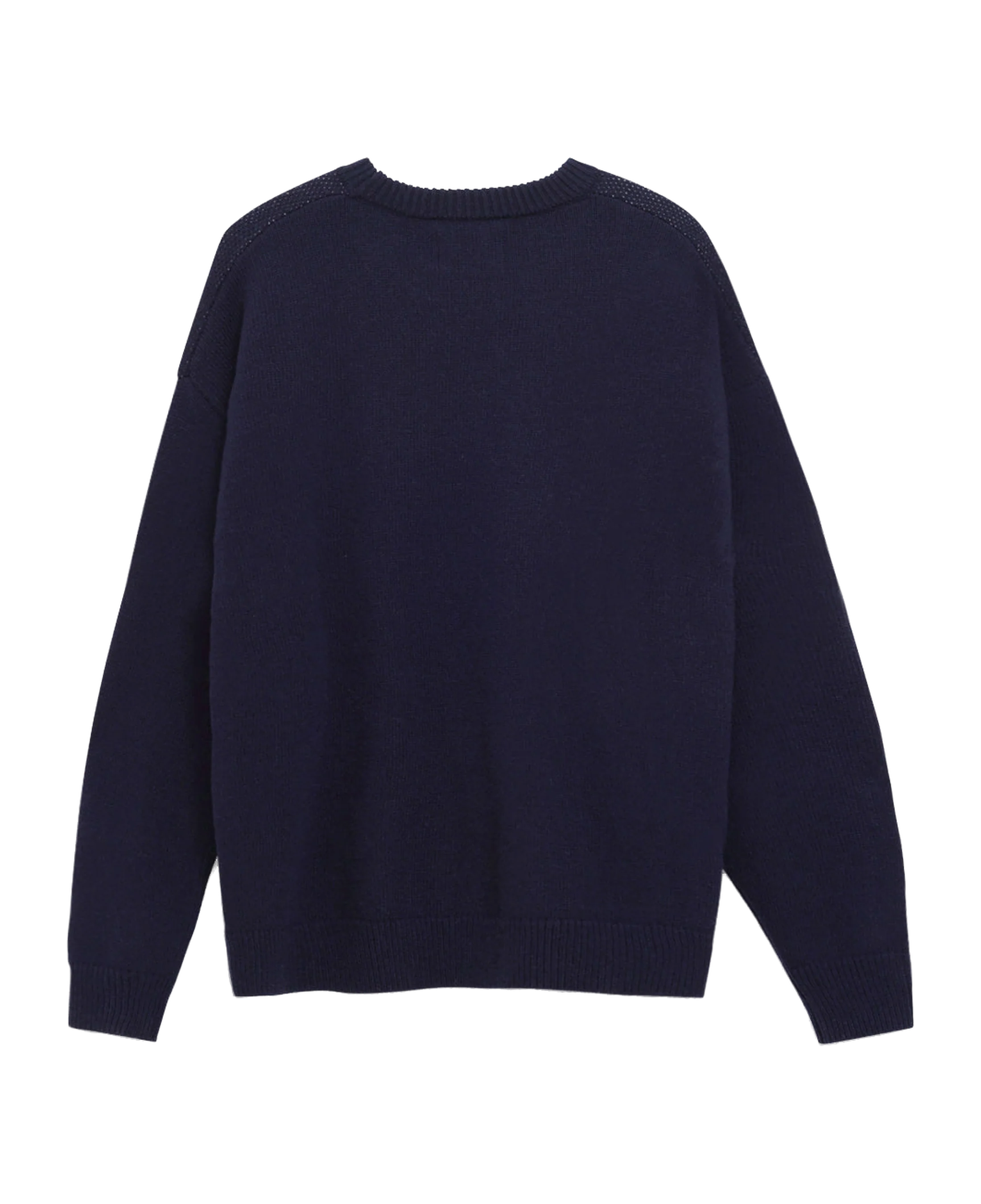 Jersey de punto BLUE BANANA Oval Azul Marino - vista trasera