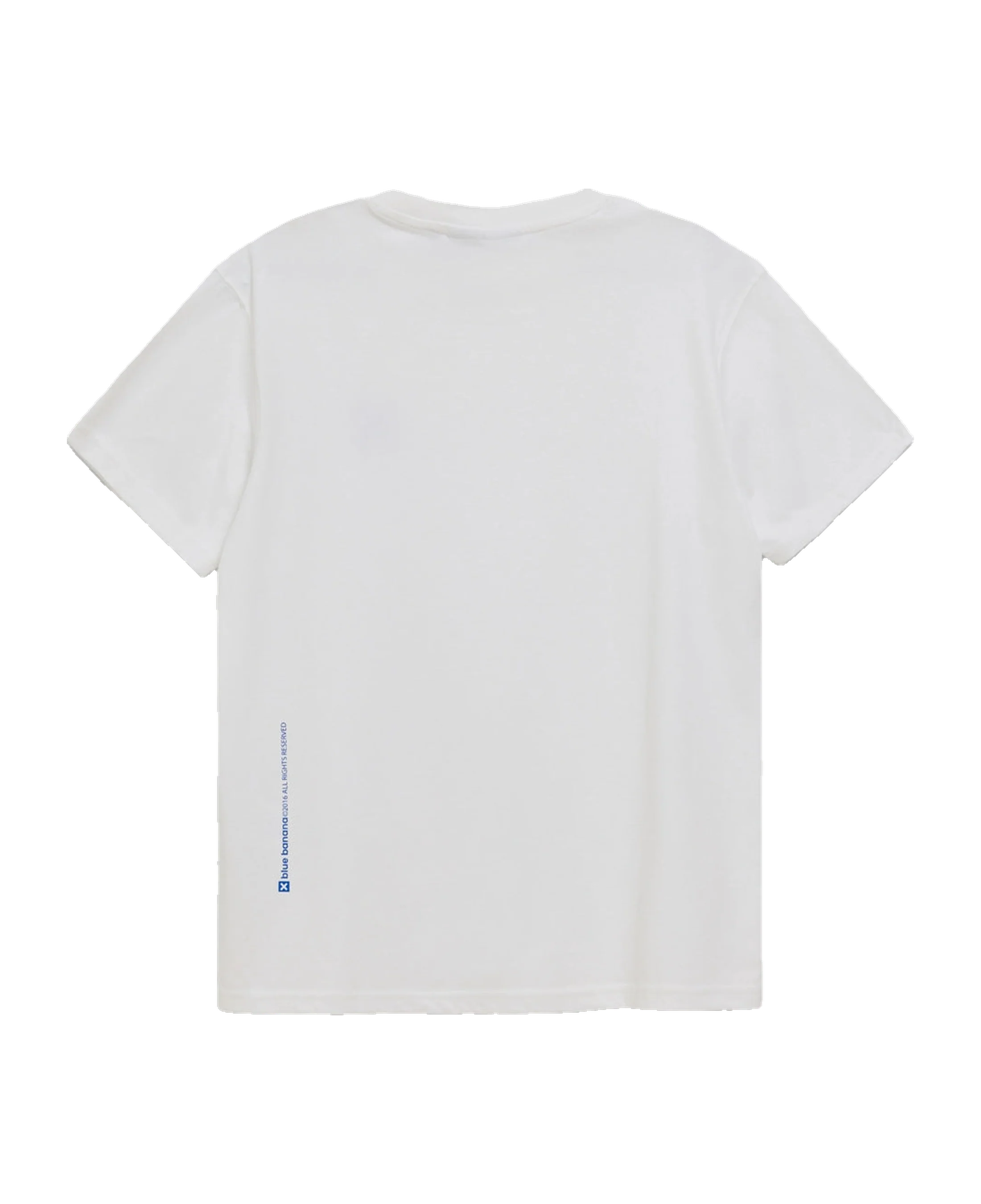 Camiseta BLUE BANANA Amsterdam Blanca - vista trasera