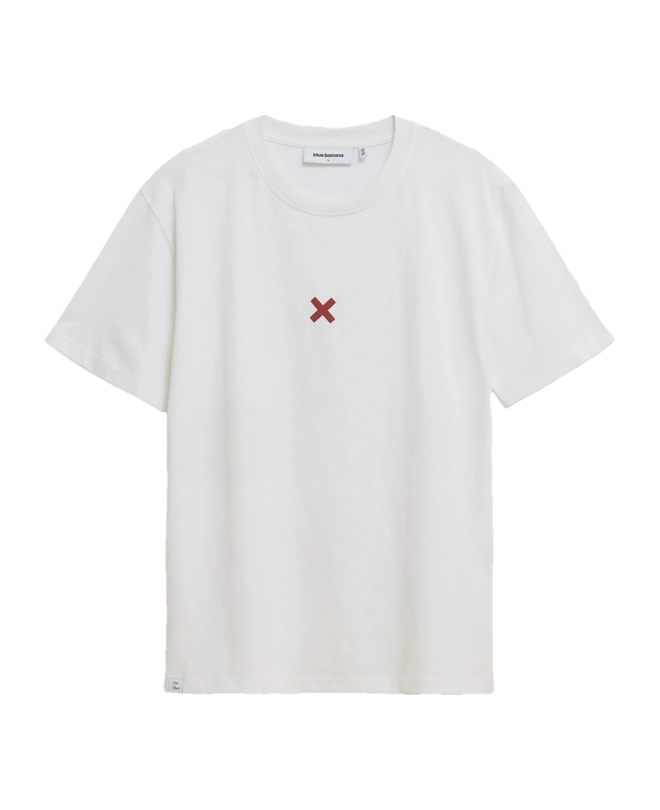 Camiseta BLUE BANANA Bonfire Blanca - vista frontal