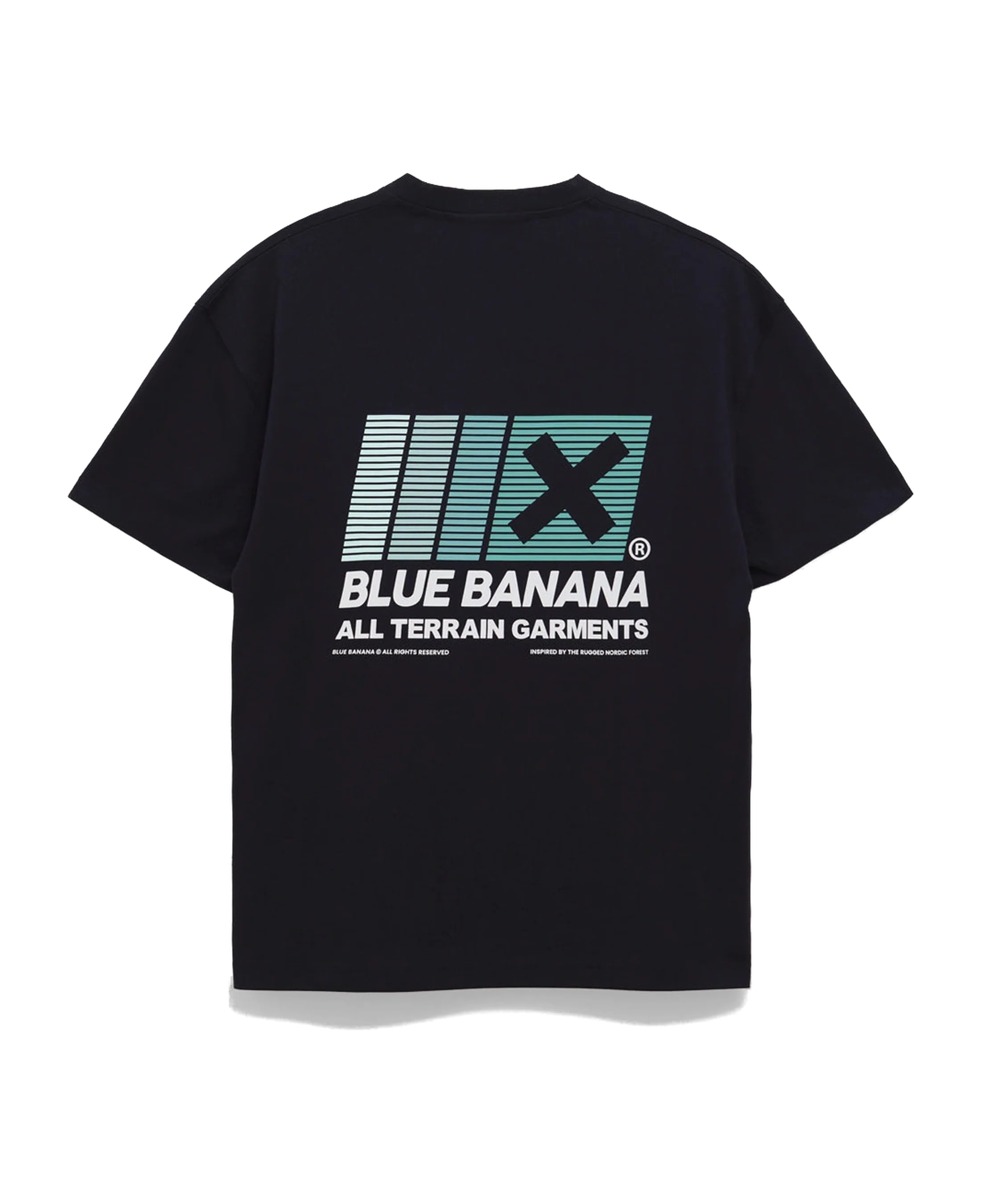 Camiseta BLUE BANANA Boost Azul Marino - vista trasera