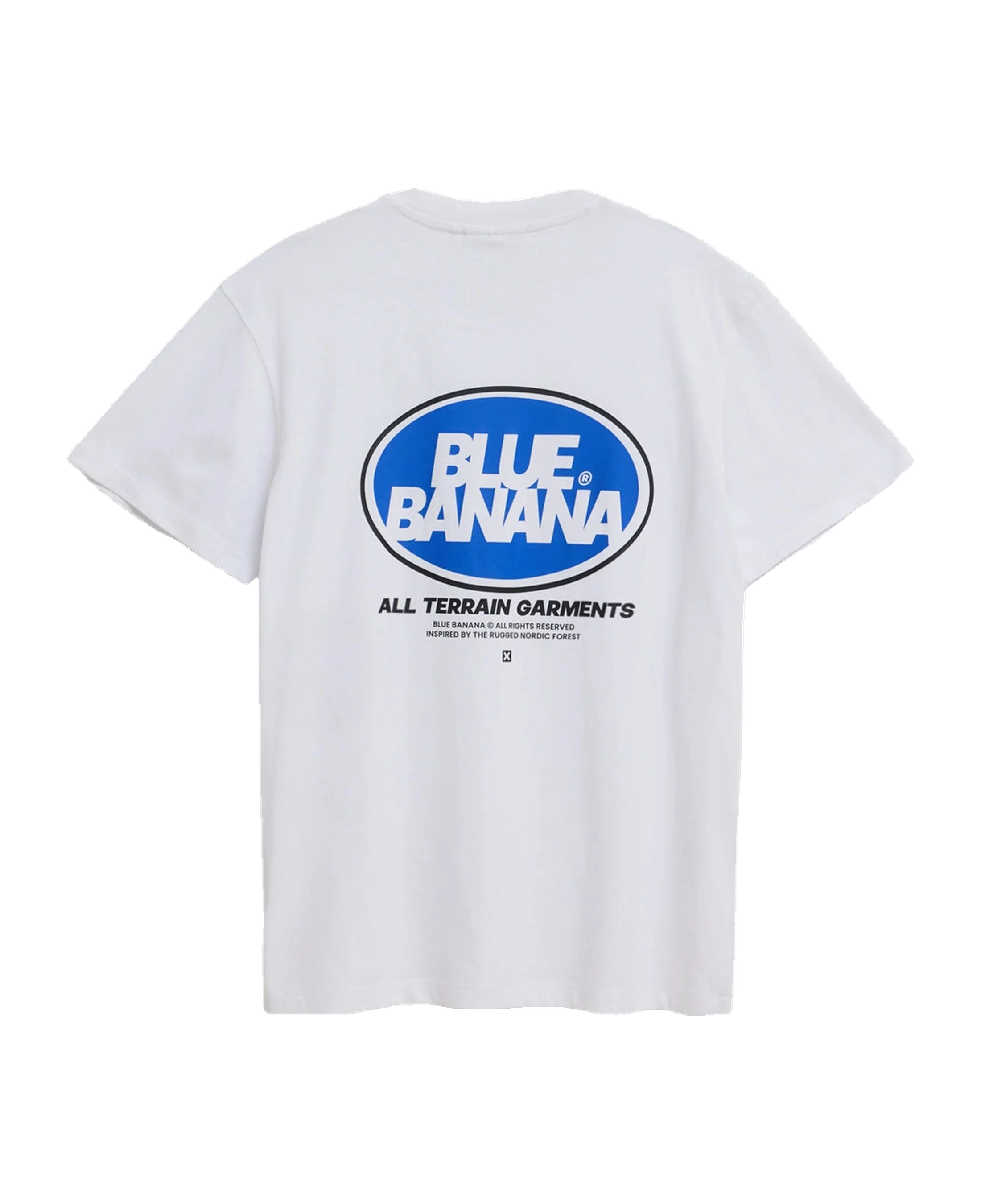 Camiseta BLUE BANANA Circle Blanca - vista trasera