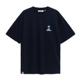 Camiseta BLUE BANANA Flower Azul Marino - vista frontal