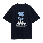 Camiseta BLUE BANANA Flower Azul Marino - vista trasera