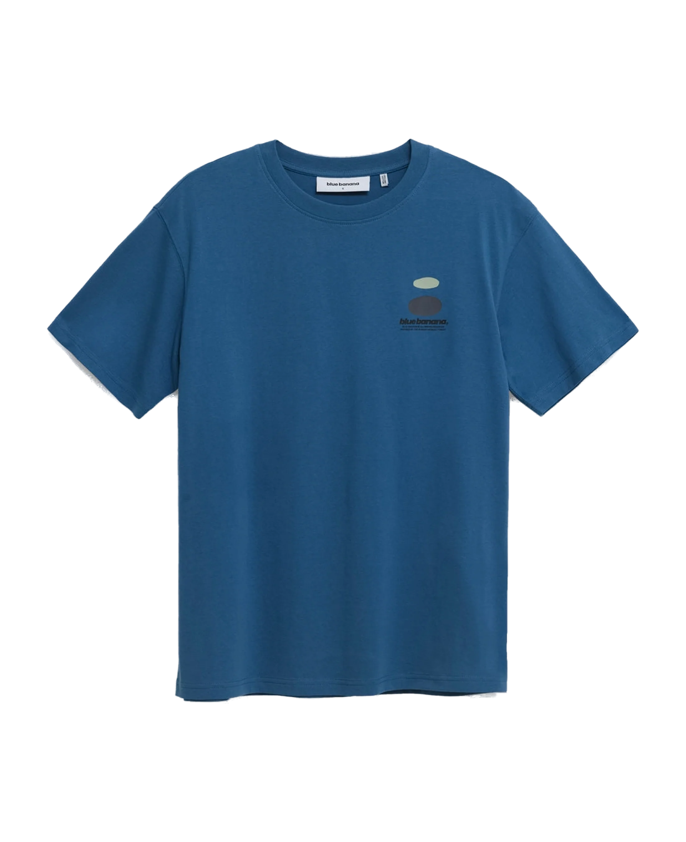 Camiseta BLUE BANANA Forest Indigo Blue - vista frontal