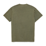 Camiseta BLUE BANANA Iconic Olive Green - vista trasera