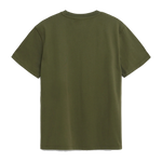 Camiseta BLUE BANANA Logo Olive Green - vista trasera