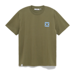 Camiseta BLUE BANANA Nature Olive Green - vista frontal