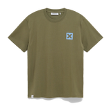 Camiseta BLUE BANANA Nature Olive Green - vista frontal