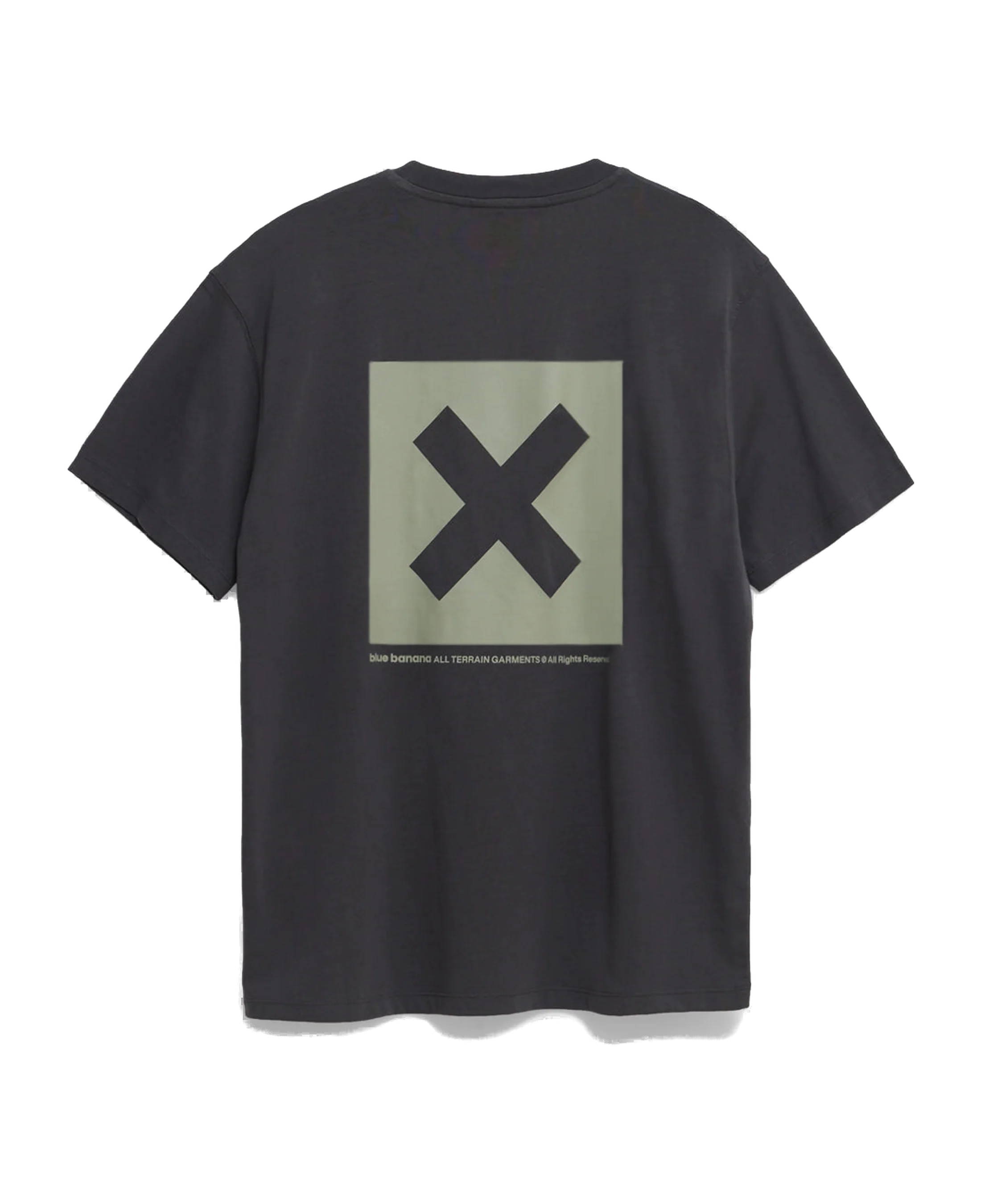 Camiseta BLUE BANANA Nature Antracita - vista trasera