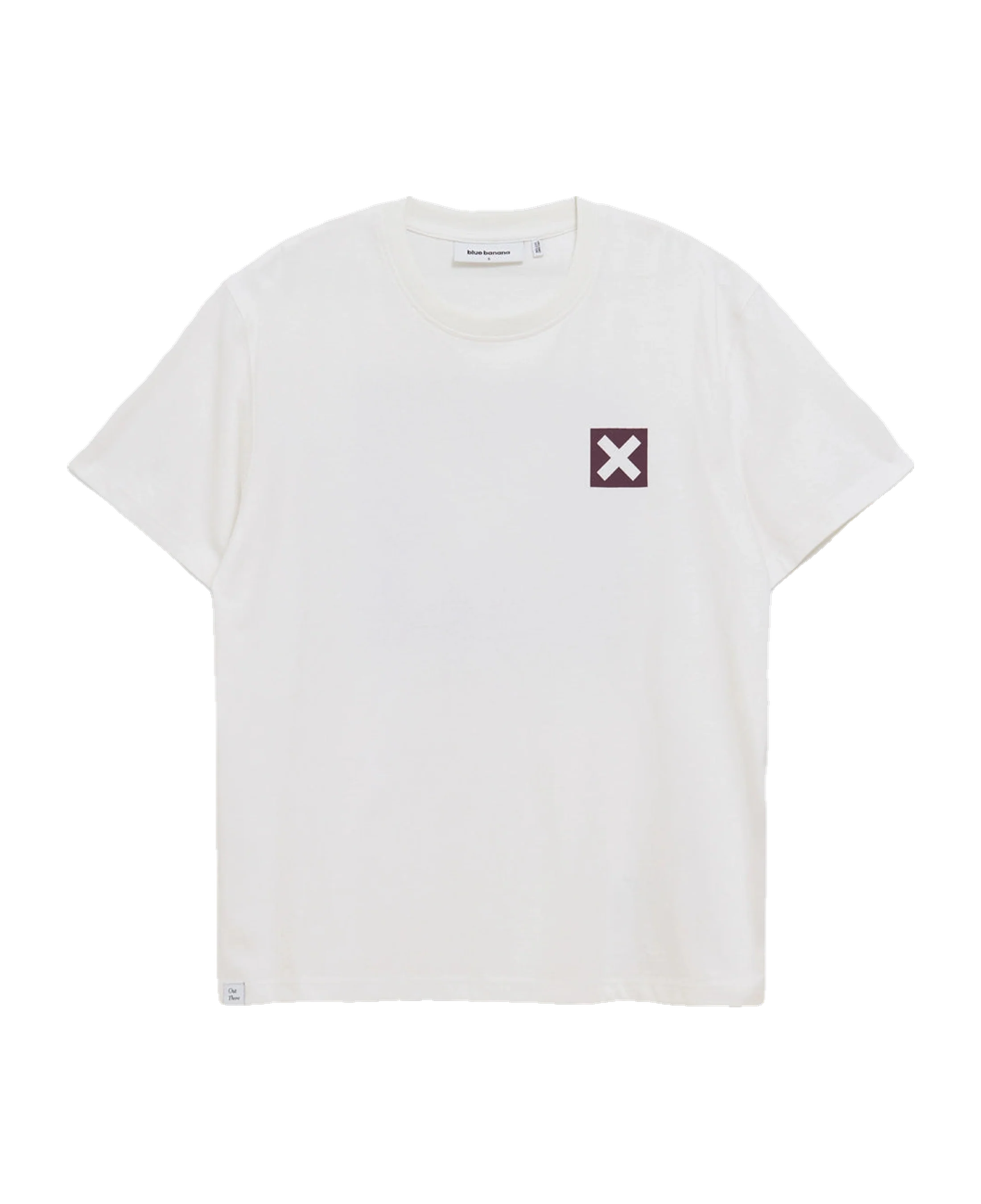 Camiseta BLUE BANANA Nature Blanca - vista frontal