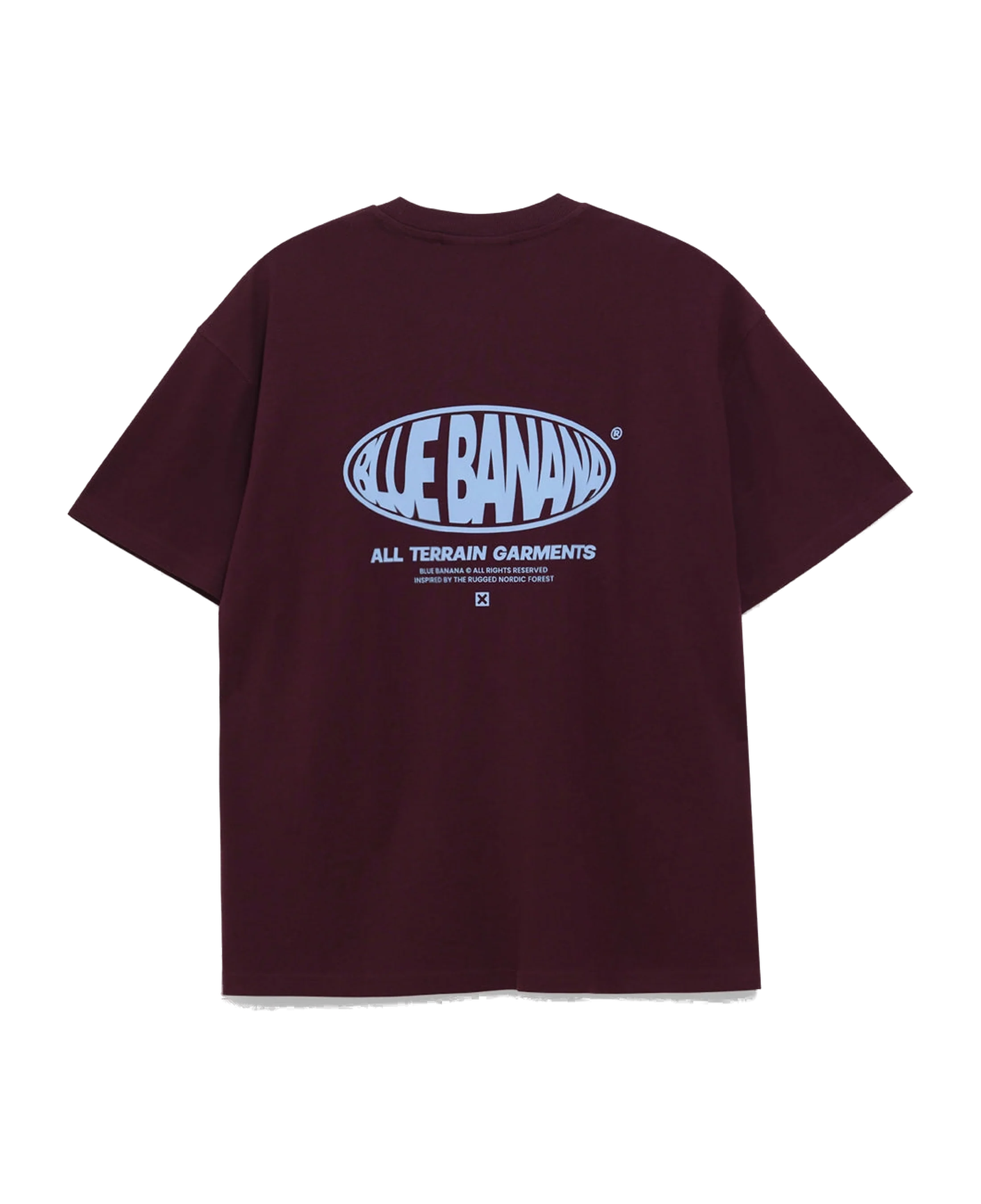 Camiseta BLUE BANANA Oval Cherry - vista trasera