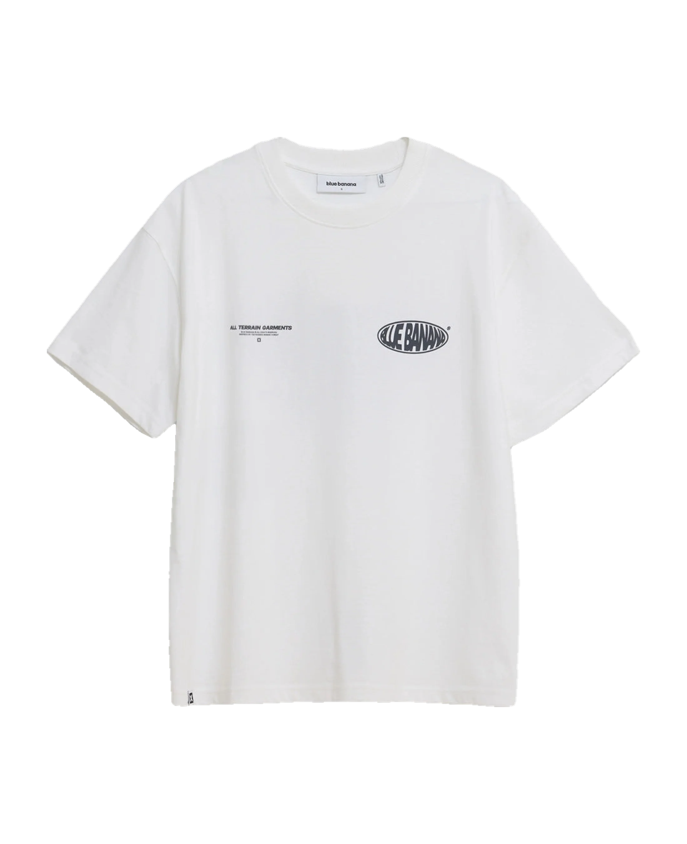 Camiseta BLUE BANANA Oval Blanca - vista frontal