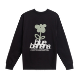 Camiseta de manga larga BLUE BANANA Flower Negra - vista trasera