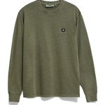 Camiseta de manga larga BLUE BANANA Iconic Olive Green - vista frontal