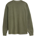 Camiseta de manga larga BLUE BANANA Iconic Olive Green - vista trasera