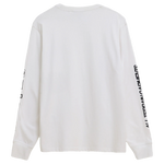Camiseta de manga larga BLUE BANANA Mountain Blanca - vista trasera