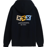 Sudadera con capucha BLUE BANANA Dice Azul Marino - vista trasera