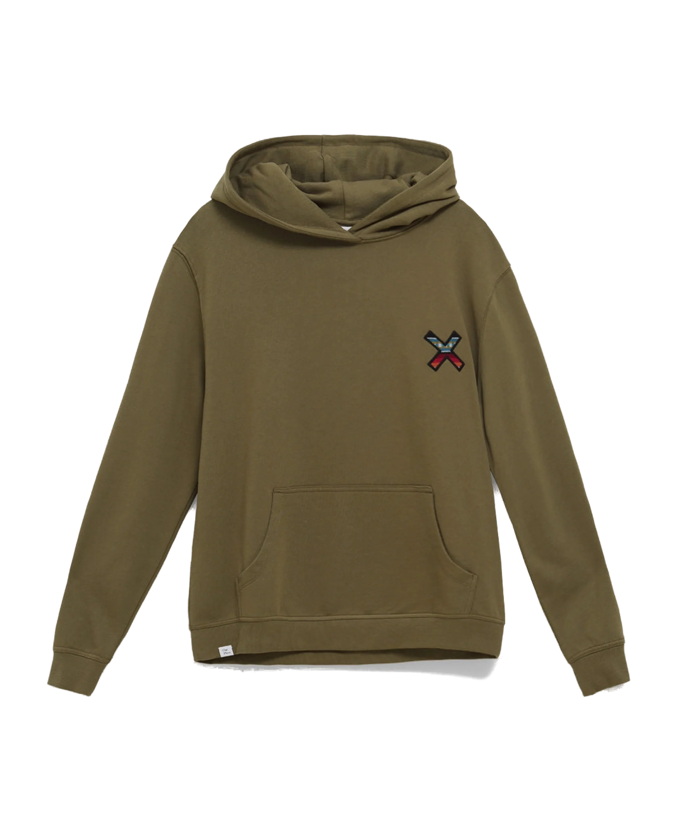 Sudadera con capucha BLUE BANANA Nederland Olive Green - vista frontal