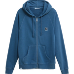 Sudadera con capucha BLUE BANANA Full Zip Iconic Indigo Blue - vista frontal
