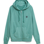 Sudadera con capucha BLUE BANANA Full Zip Iconic Dusty Acqua - vista frontal