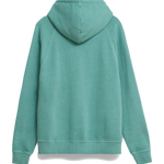 Sudadera con capucha BLUE BANANA Full Zip Iconic Dusty Acqua - vista trasera