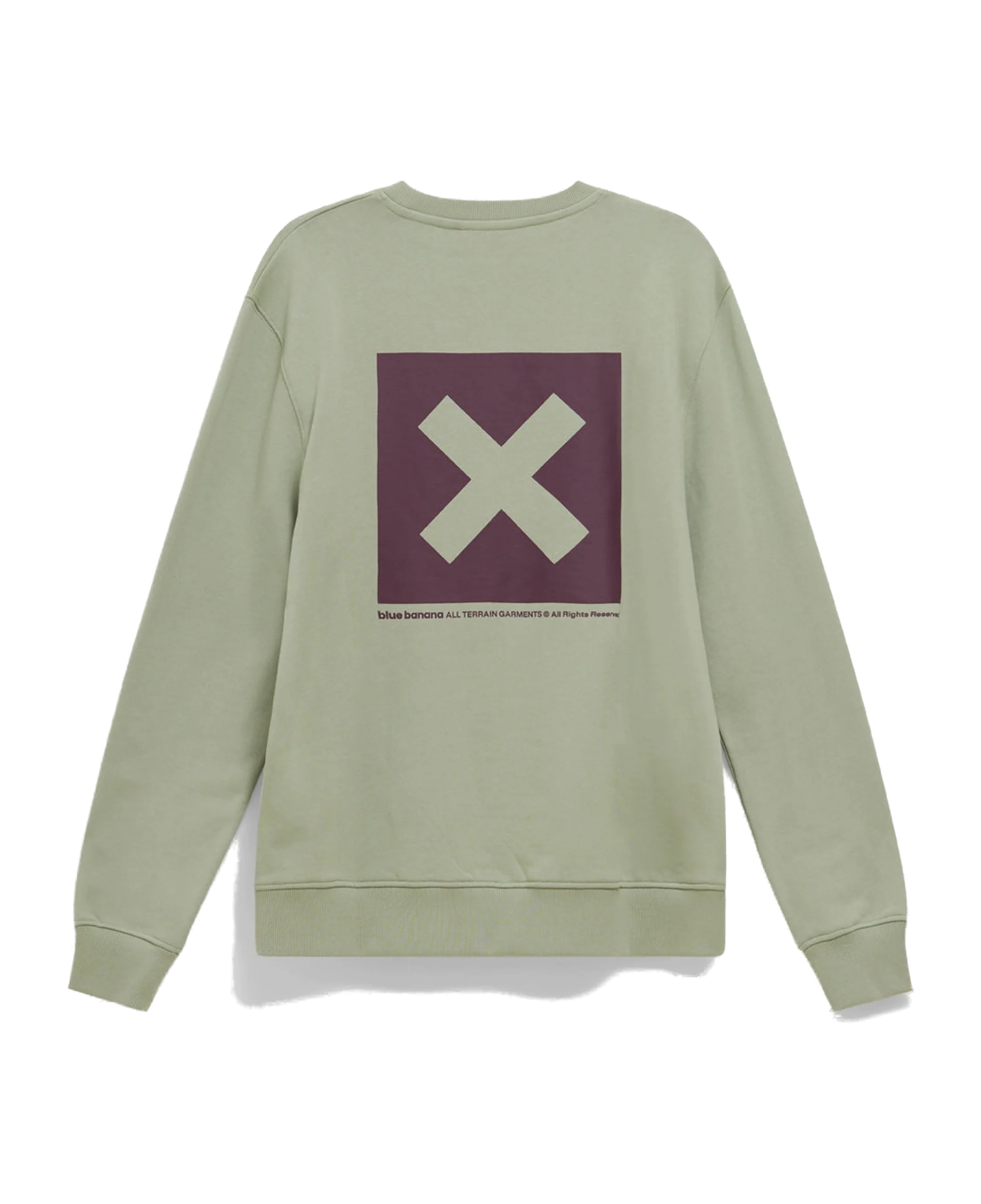 Sudadera BLUE BANANA Nature Sage - vista trasera