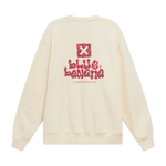 Sudadera BLUE BANANA Puffy Blanco Roto - vista trasera