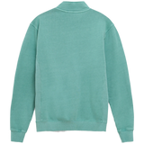 Sudadera BLUE BANANA Half Zip Logo Dusty Acqua - vista trasera