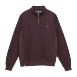 Sudadera BLUE BANANA Half Zip Logo Cherry - vista frontal
