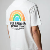Camiseta BLUE BANANA Rainbow White