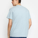 REVOLUTION 1385 DOG Hellblaues T-Shirt