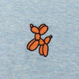 REVOLUTION 1385 DOG Hellblaues T-Shirt